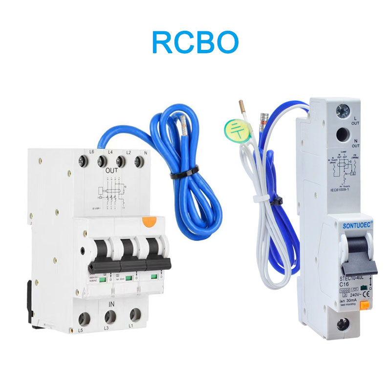 6KA 3P + NBAGE JOOJI KOOXDA GUUD A (Ac) Nooca RCbo oo leh Cable