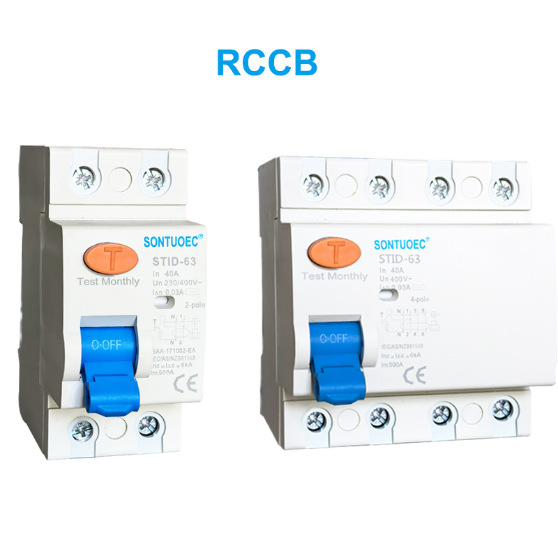 Stod-63 taxane rccb 230v 63a 63a hadhaaga ka hartay wareejinta